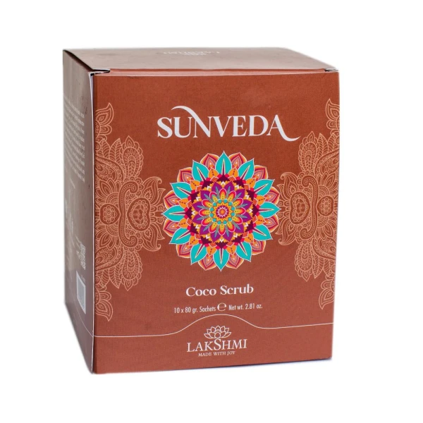 Lakshmi  Sunveda Coco Scrub, box 10 x 80gr. - Foto 1