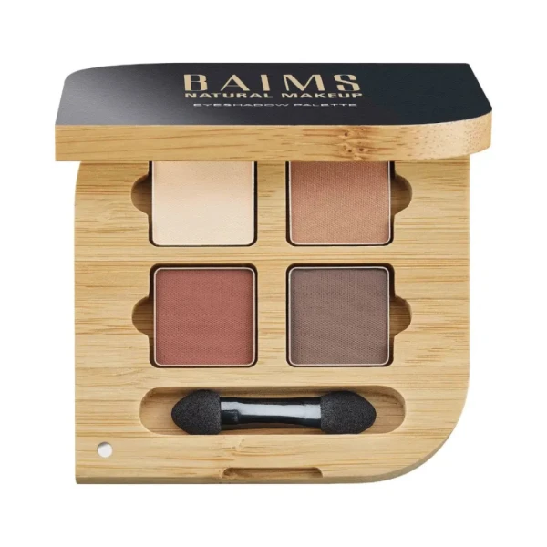 Baims Eyeshadow Quad Palette 01 Naturelle (bevat de 4 kleuren: Ivory, luna, Chocolate, Brown) - Foto 1