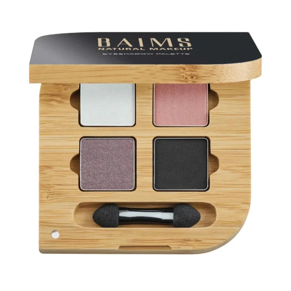 Baims Eyeshadow Quad Palette 03 Melody (bevat de 4 kleuren: Moonlight, Poetry, Purple Rain, Back to black) - Foto 1