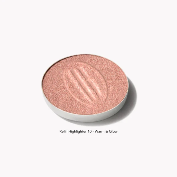 Baims Highlighter Pressed Powder 10 Warm & Glow Refill - Foto 1