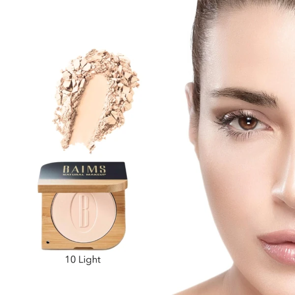 Baims Mineral Pressed Powder 10 Light - Foto 2