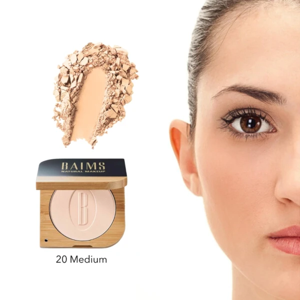 Baims Mineral Pressed Powder 20 Medium - Foto 2