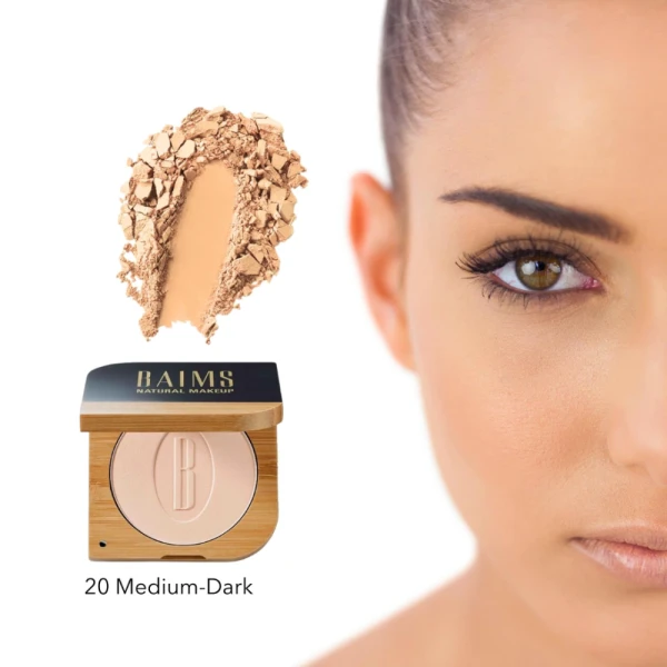 Baims Mineral Pressed Powder 30 Medium-Dark Refill - Foto 2